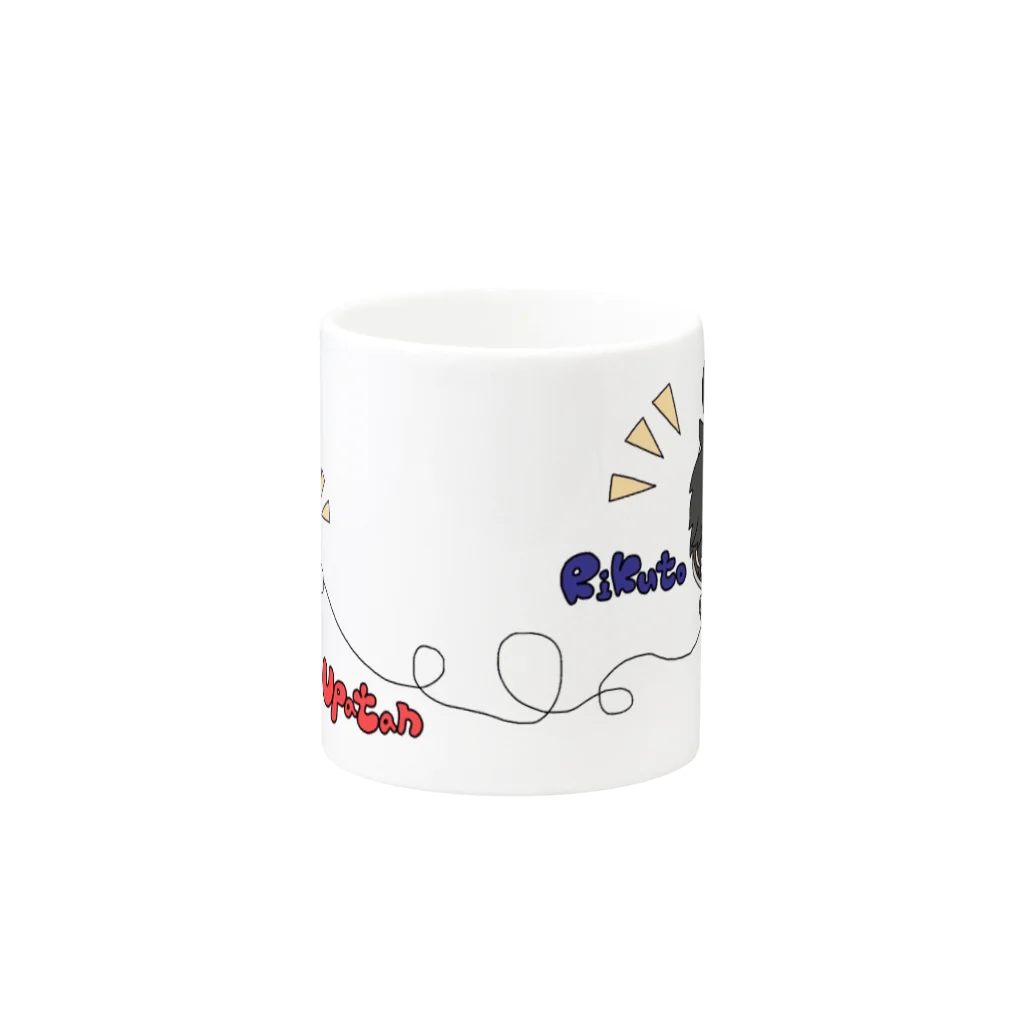 配信者六兎(りくと)の六兎うぱたんグッズ2016 Mug :other side of the handle