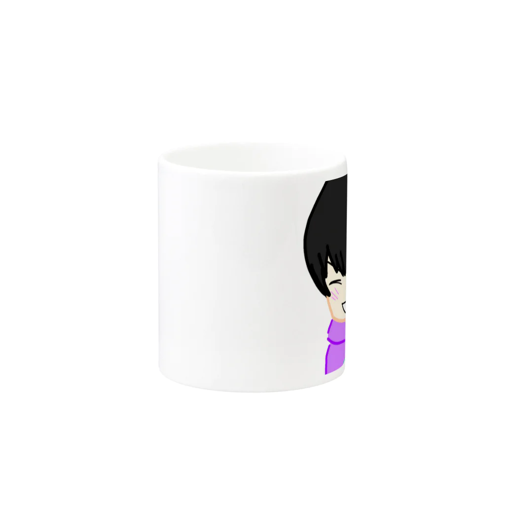 ぴゅれの紫と王様。 Mug :other side of the handle
