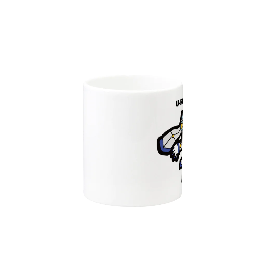 Shinta_garageのUロボ子 Mug :other side of the handle