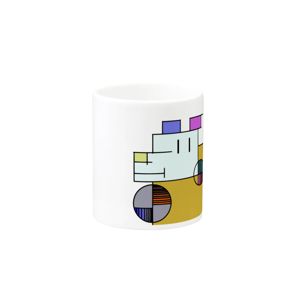 ねむおやのざっしゅいぬ Mug :other side of the handle