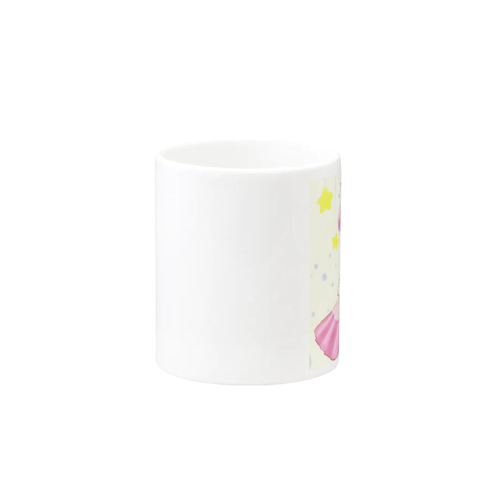 planet○flowerのゆめかわいい Mug :other side of the handle