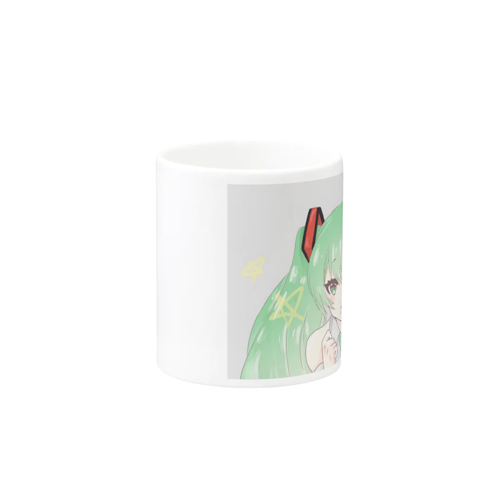 yura_aki05の応援ミクちゃん Mug :other side of the handle