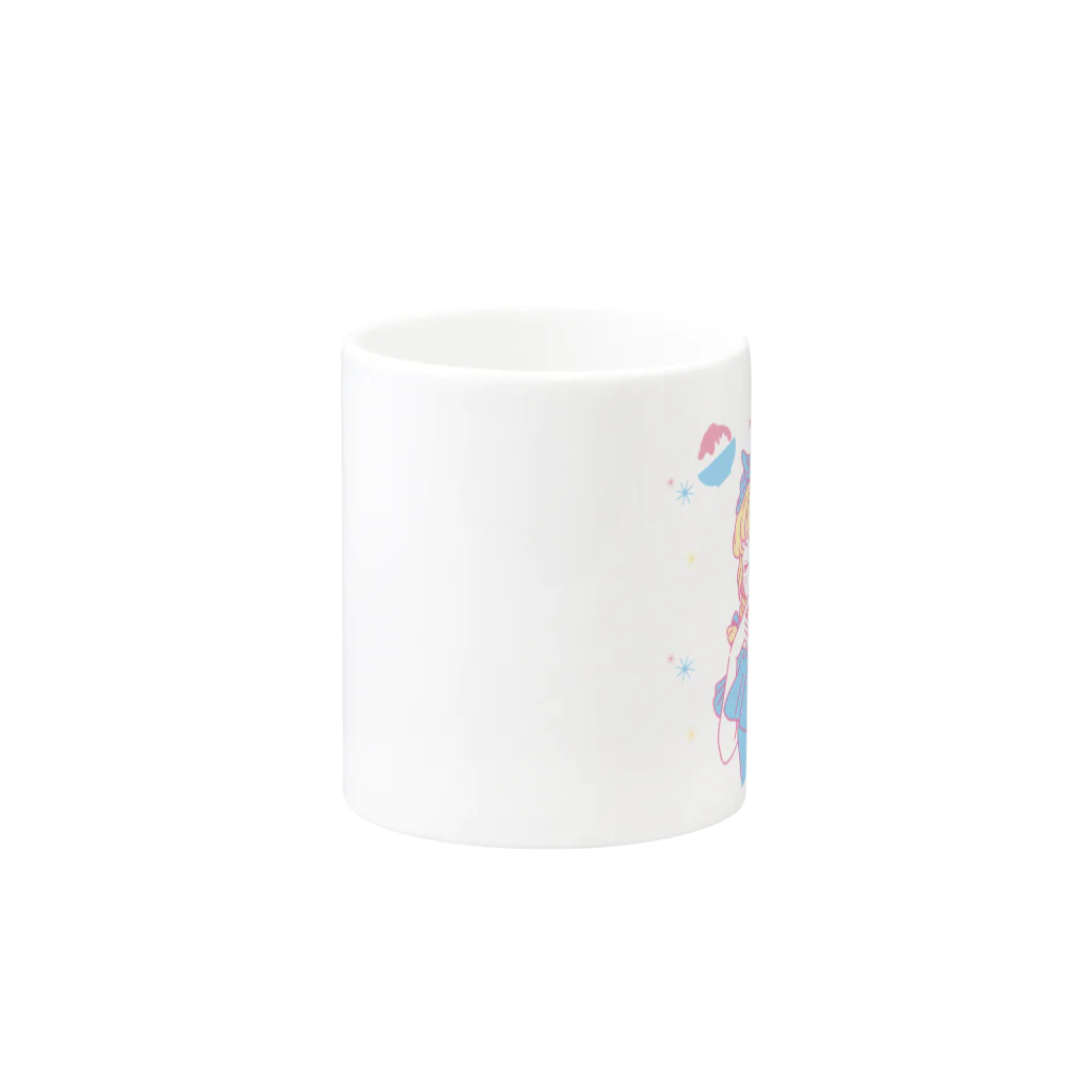 たこ虎しろちゃんのIce Mug :other side of the handle