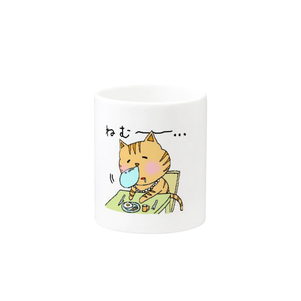 curioustravelerのママにゃ Mug :other side of the handle