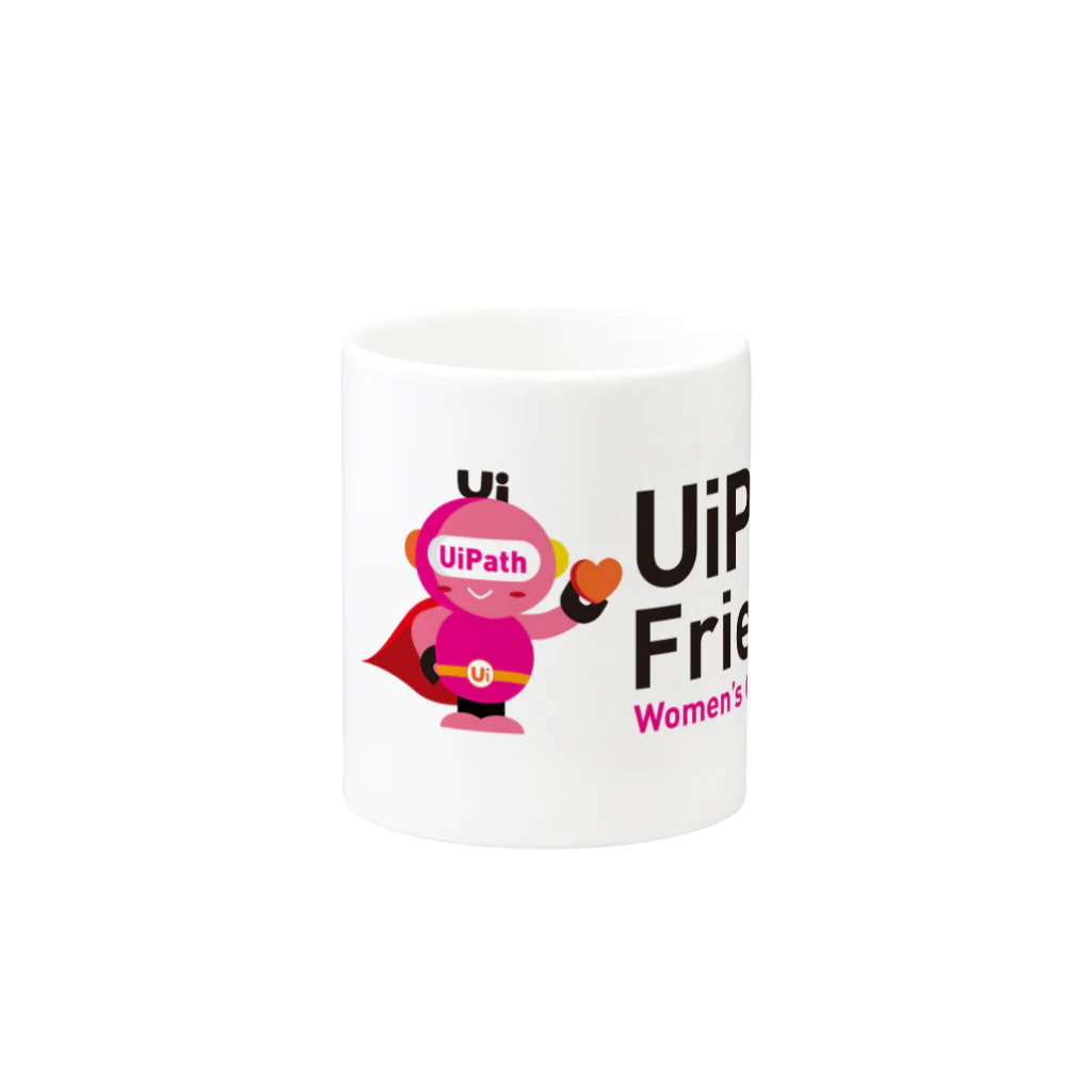 UiPath Friends 公式ショップの女子部グッズ Mug :other side of the handle