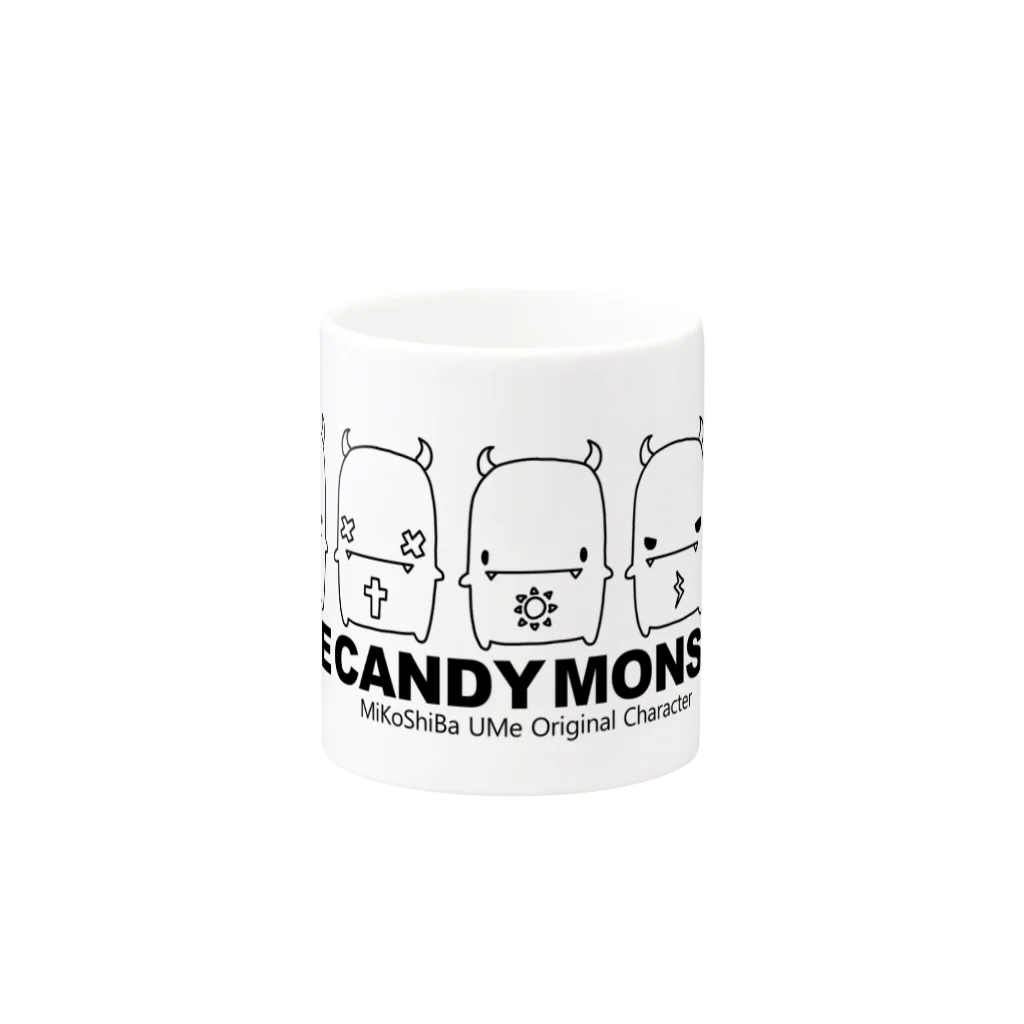 ICE CANDY MONSTERのICE CANDY MONSTER White ver. マグカップの取っ手の反対面