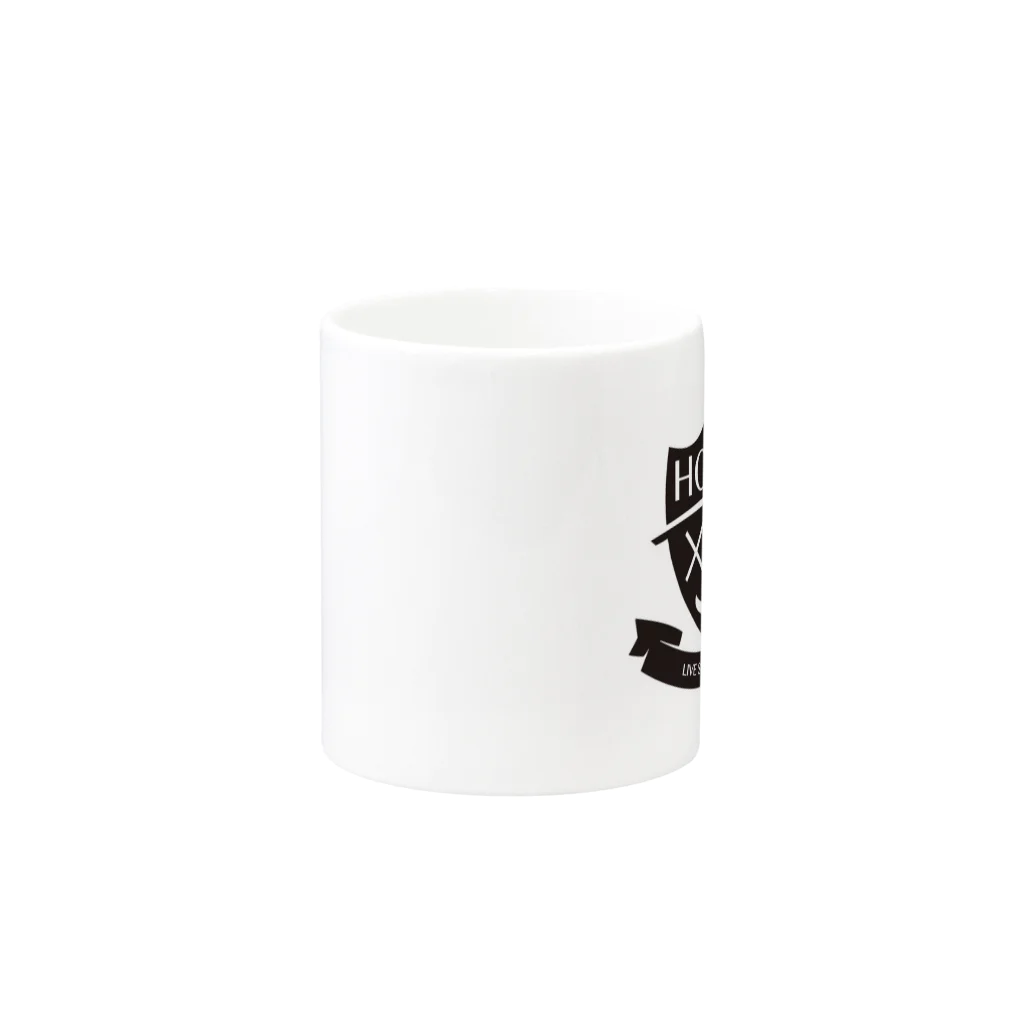Livespace_HOMEの心斎橋HOME ロゴグッズ Mug :other side of the handle