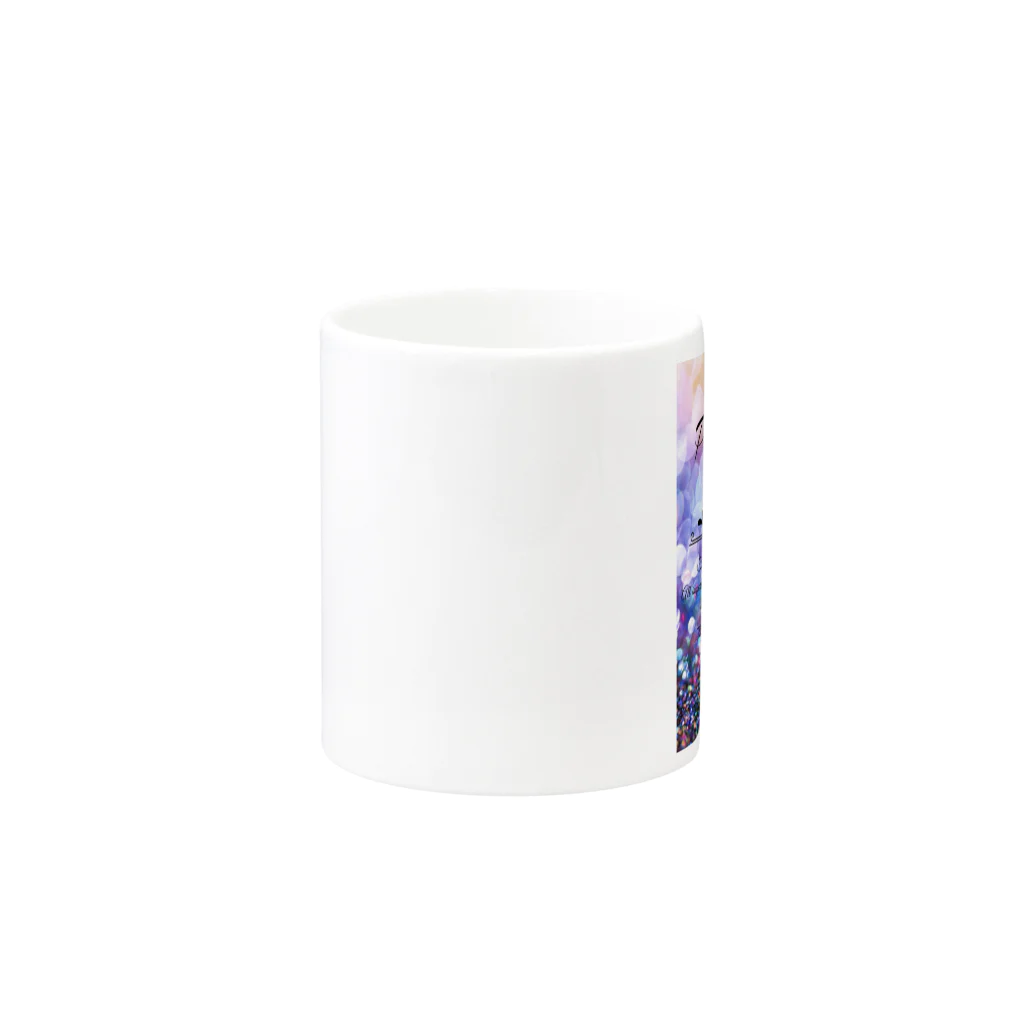 【Pink Rine】の【Pink Rine】オリジナル Mug :other side of the handle