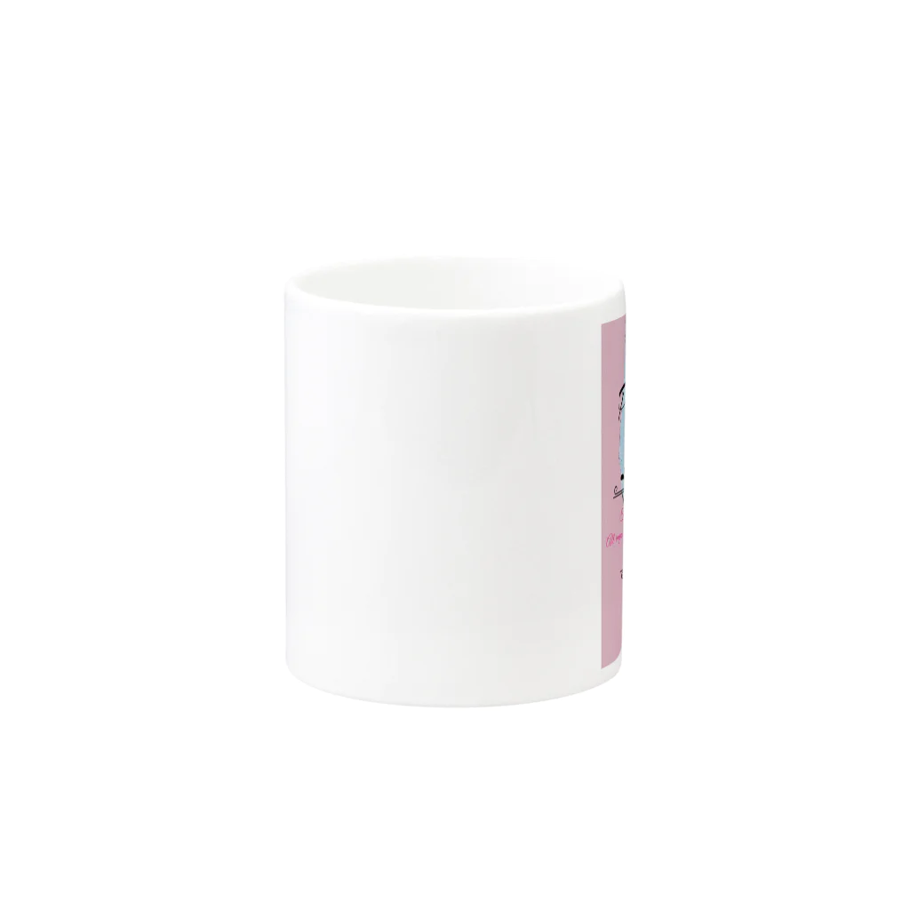 【Pink Rine】の【Pink Rine】オリジナル Mug :other side of the handle