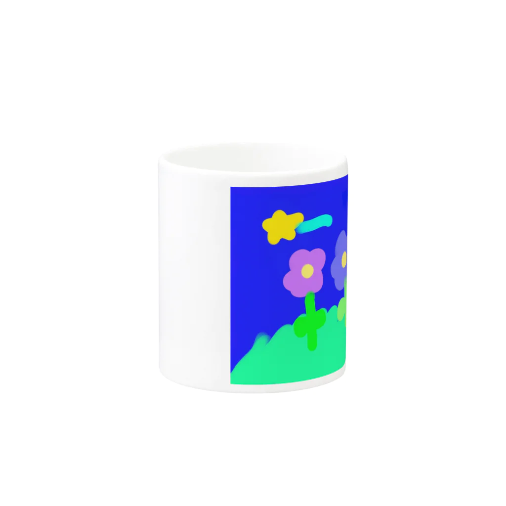 アミティエの7歳・夜空の花畑 Mug :other side of the handle