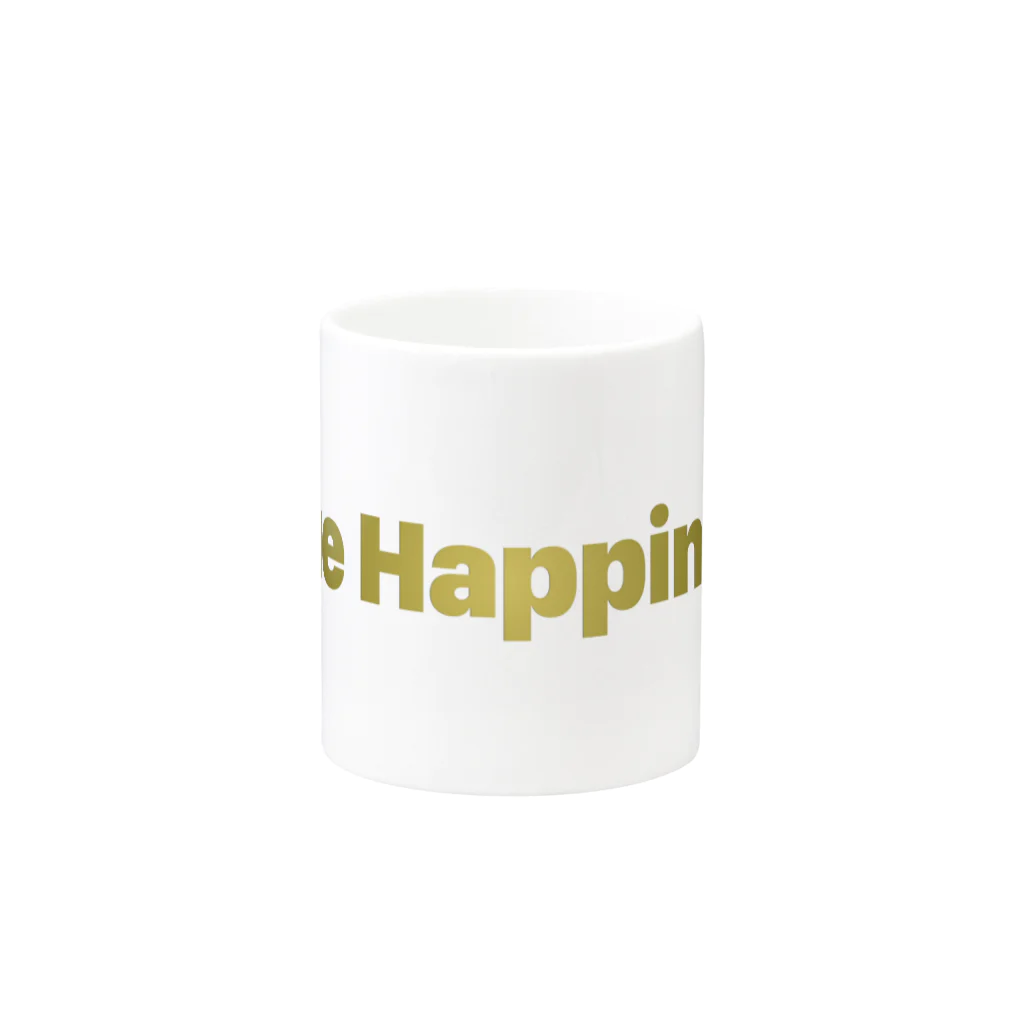Happiness.TのTrue Happinessgold マグカップの取っ手の反対面