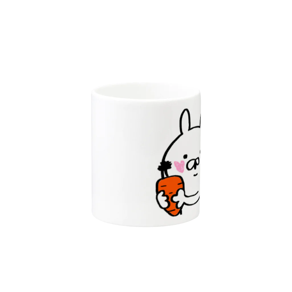 あきつばのうさうさラビット 大好き♥ Mug :other side of the handle