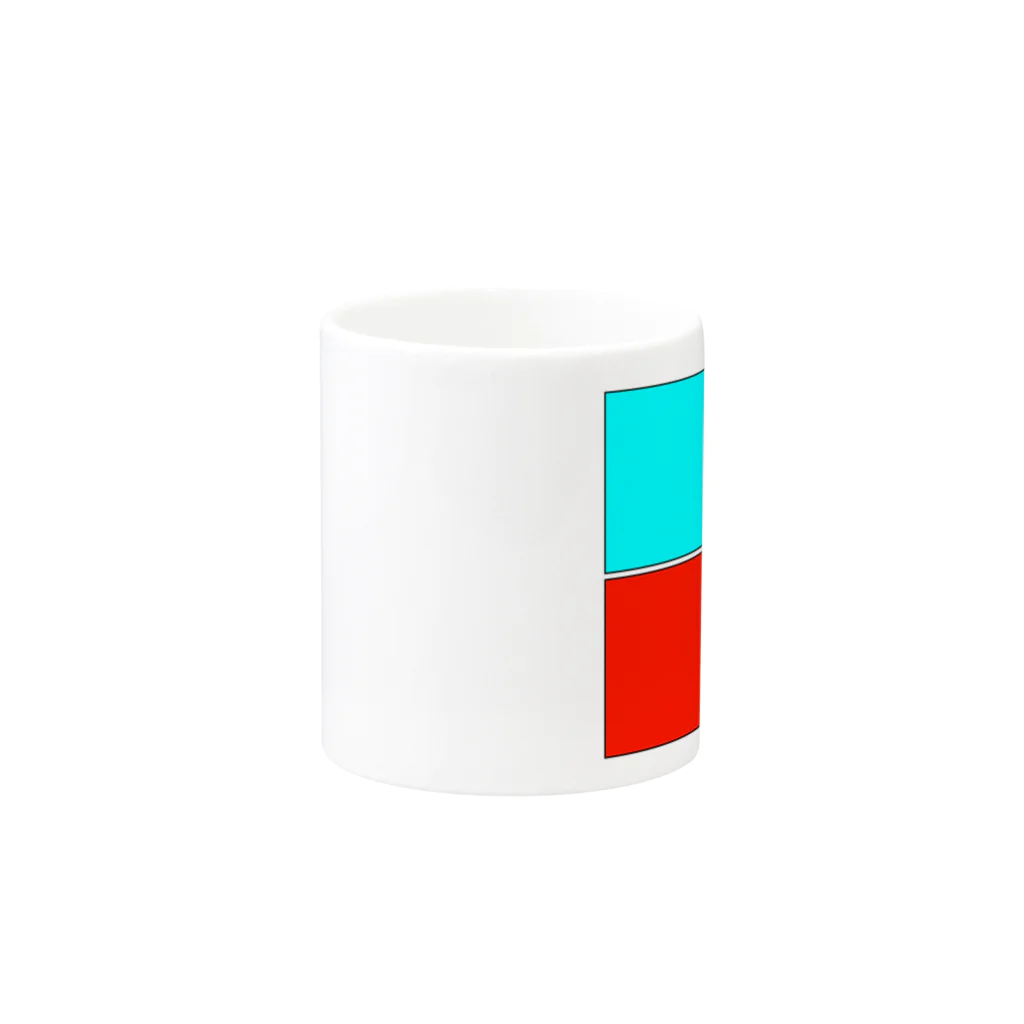 アトリエヱキパの2syoku Mug :other side of the handle