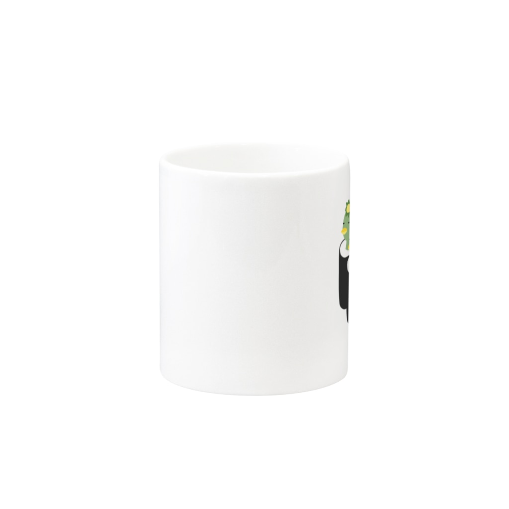 麦畑のカッパ巻き Mug :other side of the handle