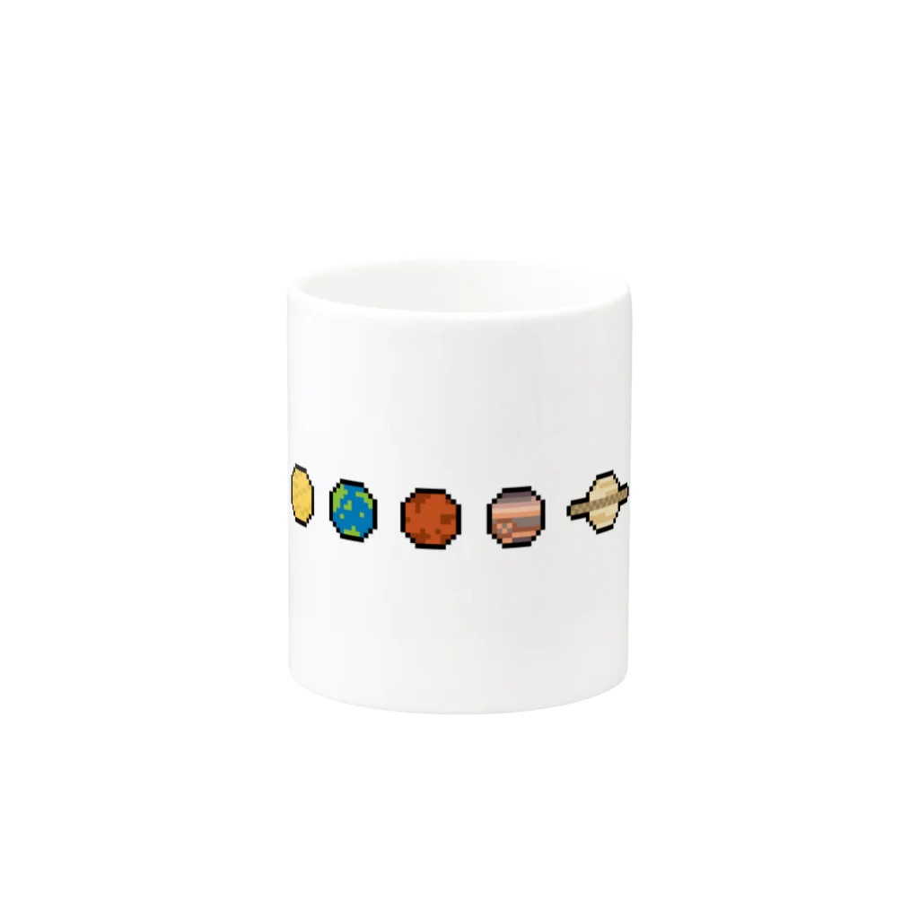 満西瑠（まんせる）の太陽系の惑星 Mug :other side of the handle