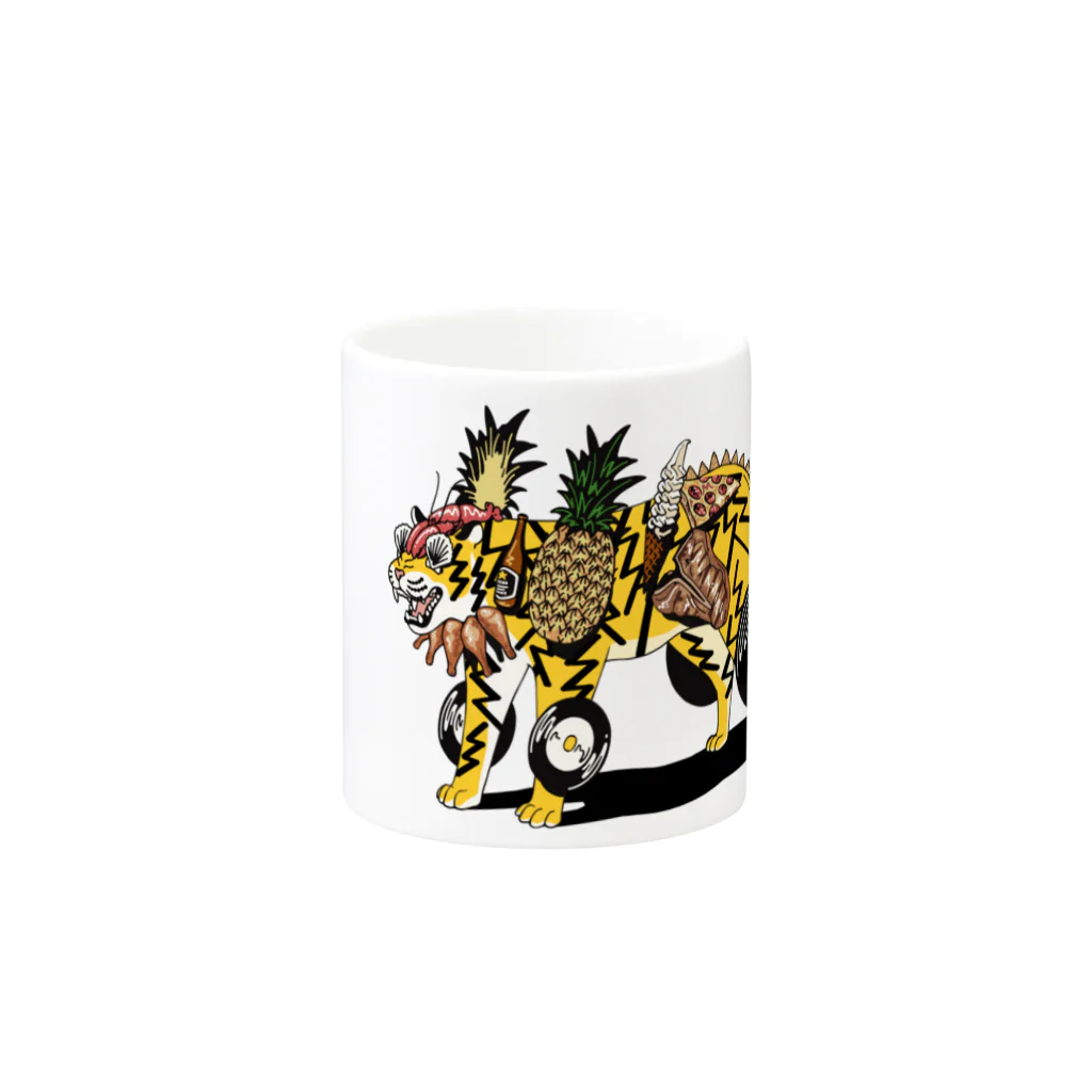 ぱいせんのtiger style Mug :other side of the handle