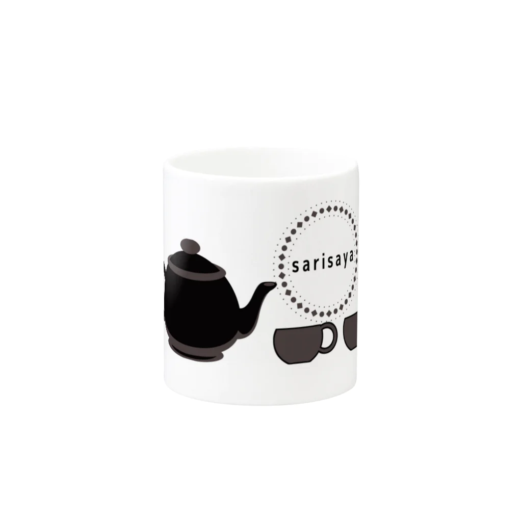 sarisayaのTEA TIME Mug :other side of the handle