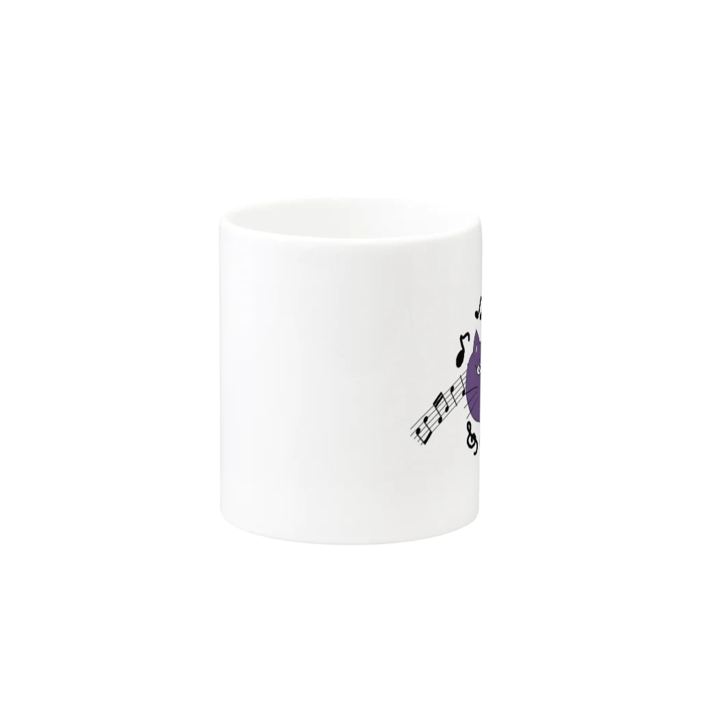 pianomのリズムねこ Mug :other side of the handle