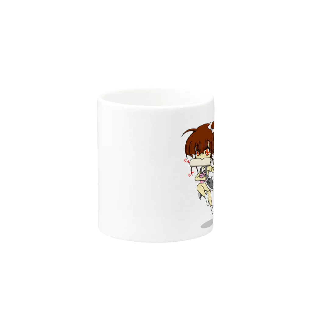 アトリエひのとの愛娘(仮)：くのいち Mug :other side of the handle