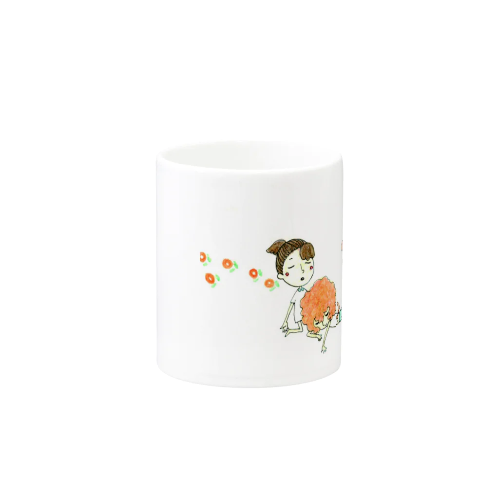 joy&mi's Galleryの昼寝なひととき Mug :other side of the handle