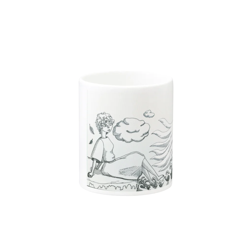 aya aceの神話寓話 Mug :other side of the handle