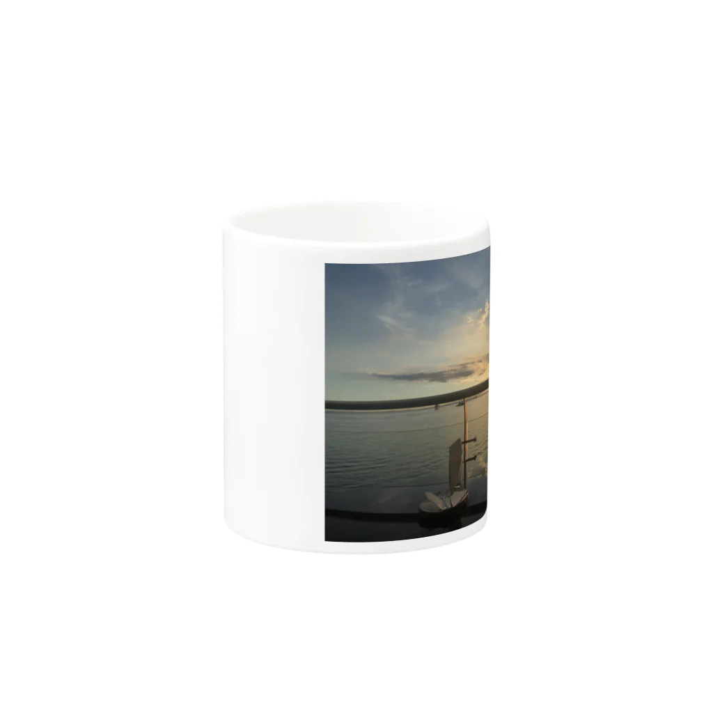 旅先フォトショップのマニラでの夜景 Mug :other side of the handle