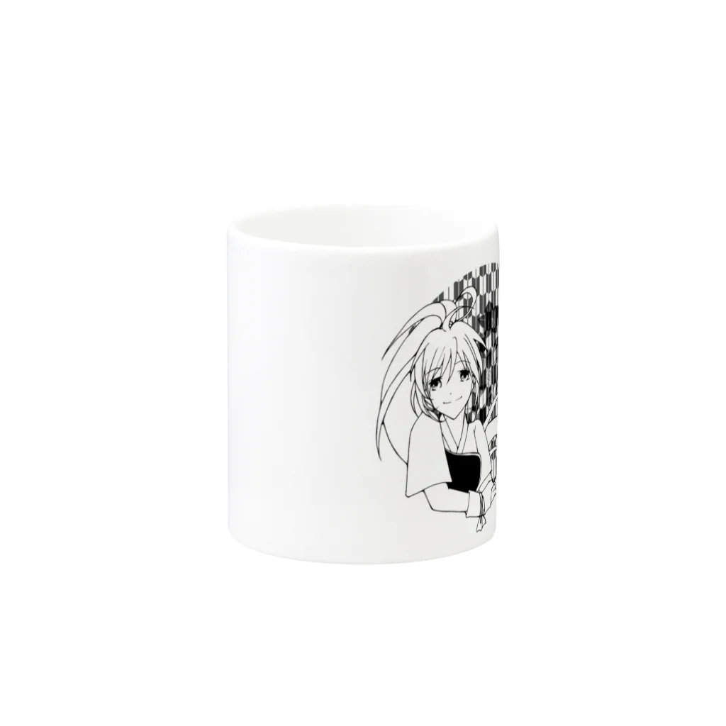 そうびょうの弓道少女 Mug :other side of the handle