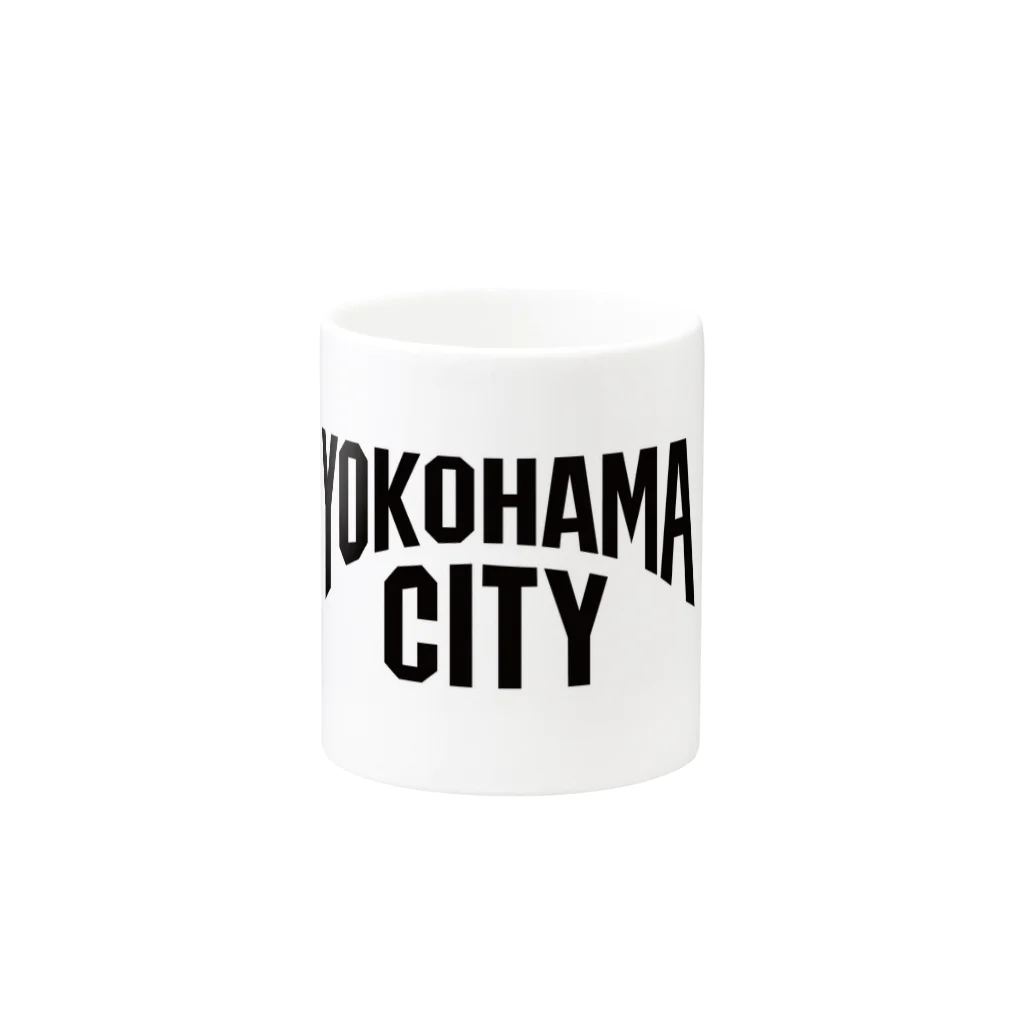 jimotyの横浜 YOKOHAMA ヨコハマシティ Mug :other side of the handle