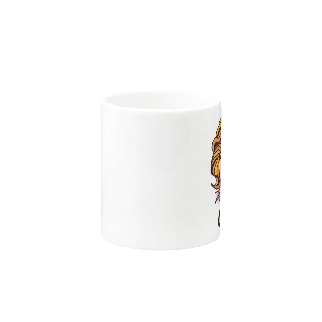 エムエヌのWOW Mug :other side of the handle