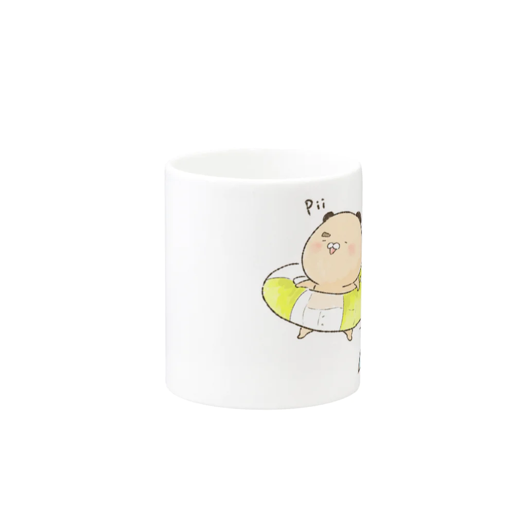 はむ汰の落書き Official Storeのゆずひこ　Pii Mug :other side of the handle