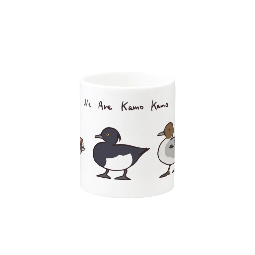 mocaのWe Are Kamo Kamo Mug :other side of the handle