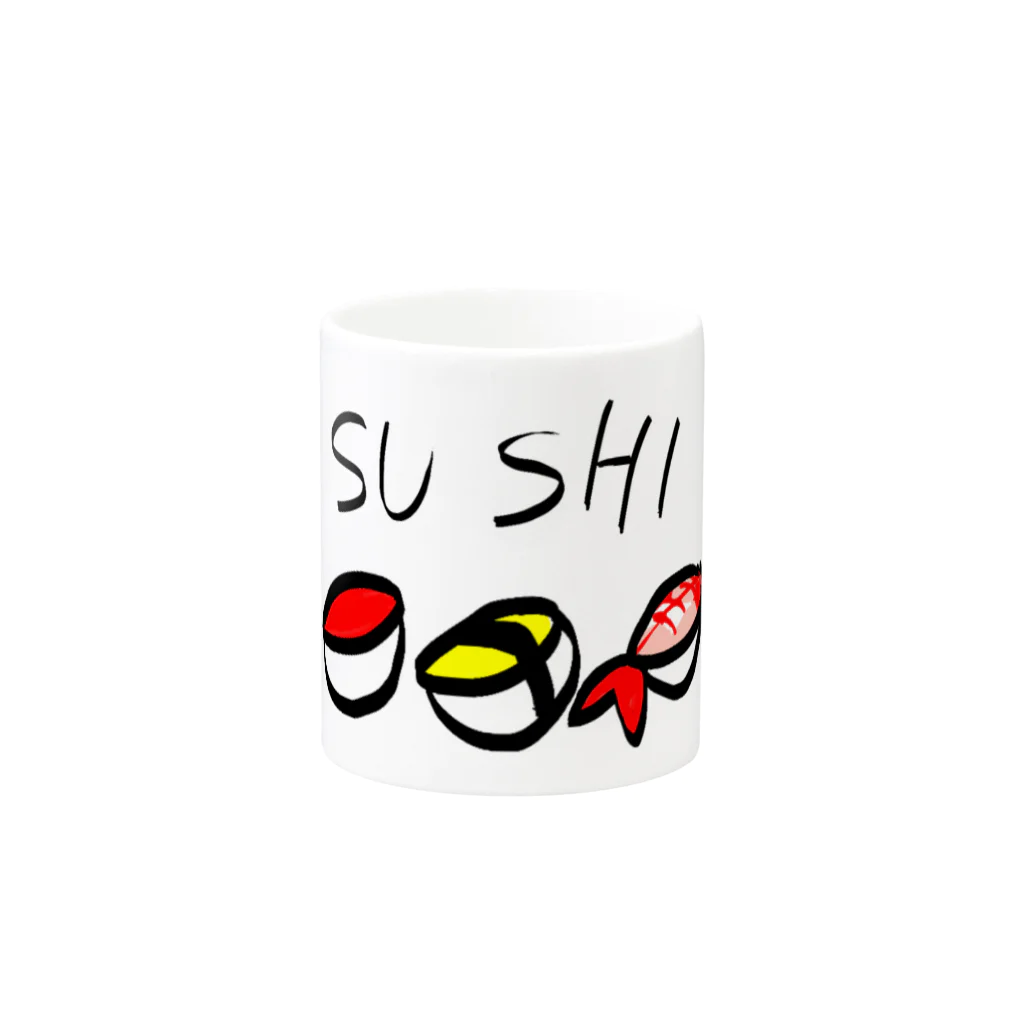 k¥リョウのSUSHI Mug :other side of the handle