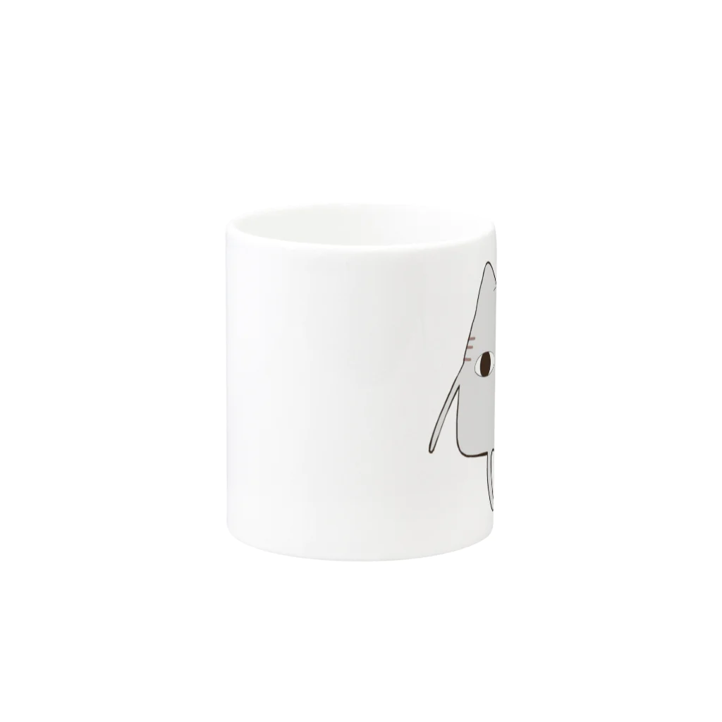 kinakoの猫 Mug :other side of the handle