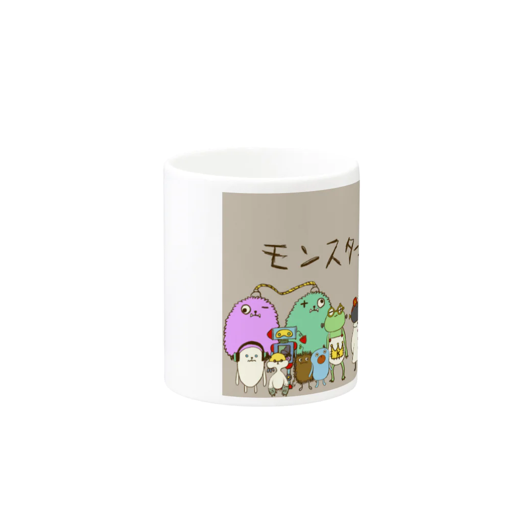 ねこぜや のモンスター工場🏭 Mug :other side of the handle