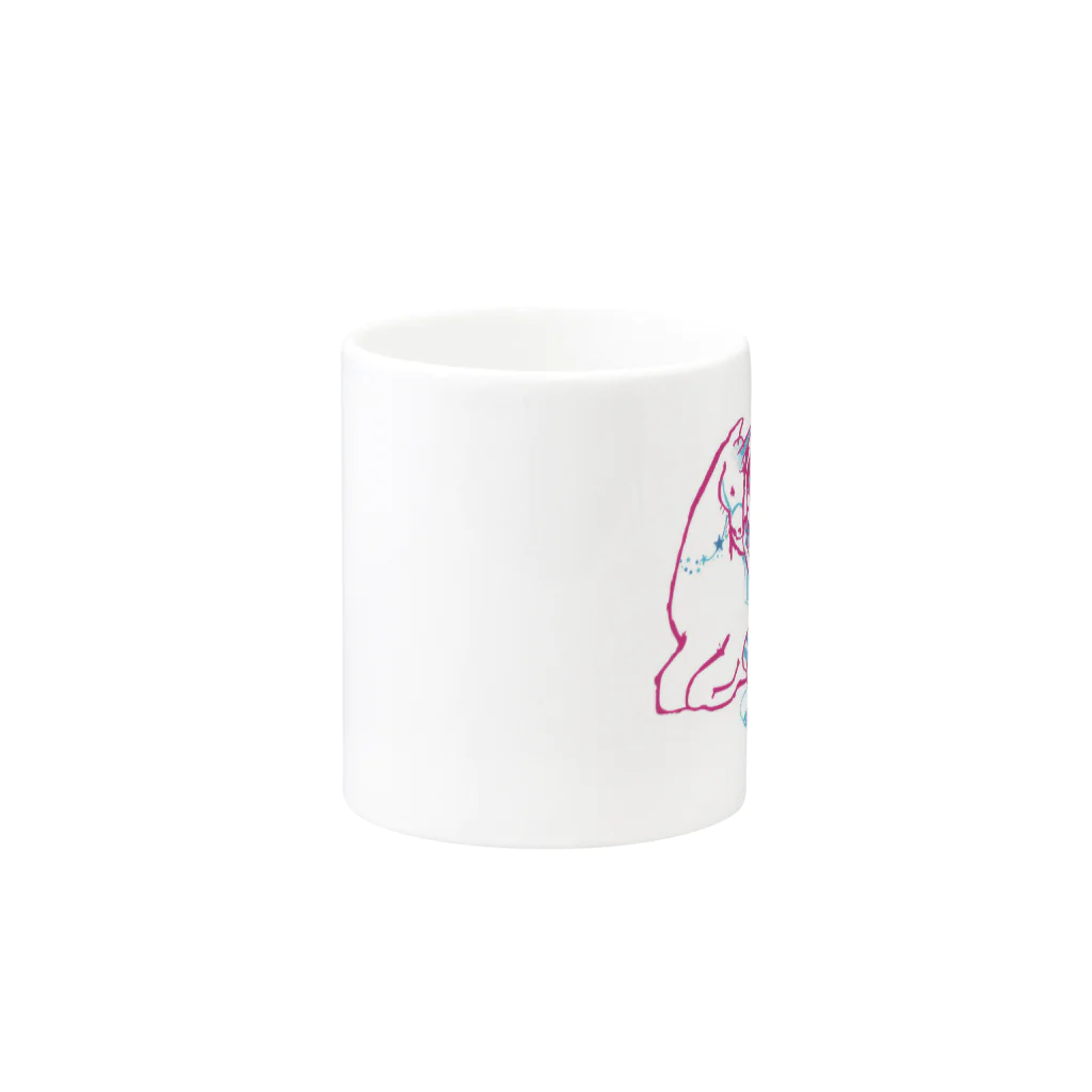 snyasoのユニコーン Mug :other side of the handle