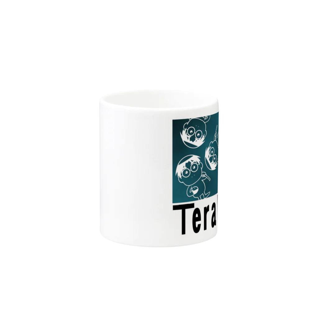 かっぱ茶屋のTerakappaロゴ Mug :other side of the handle