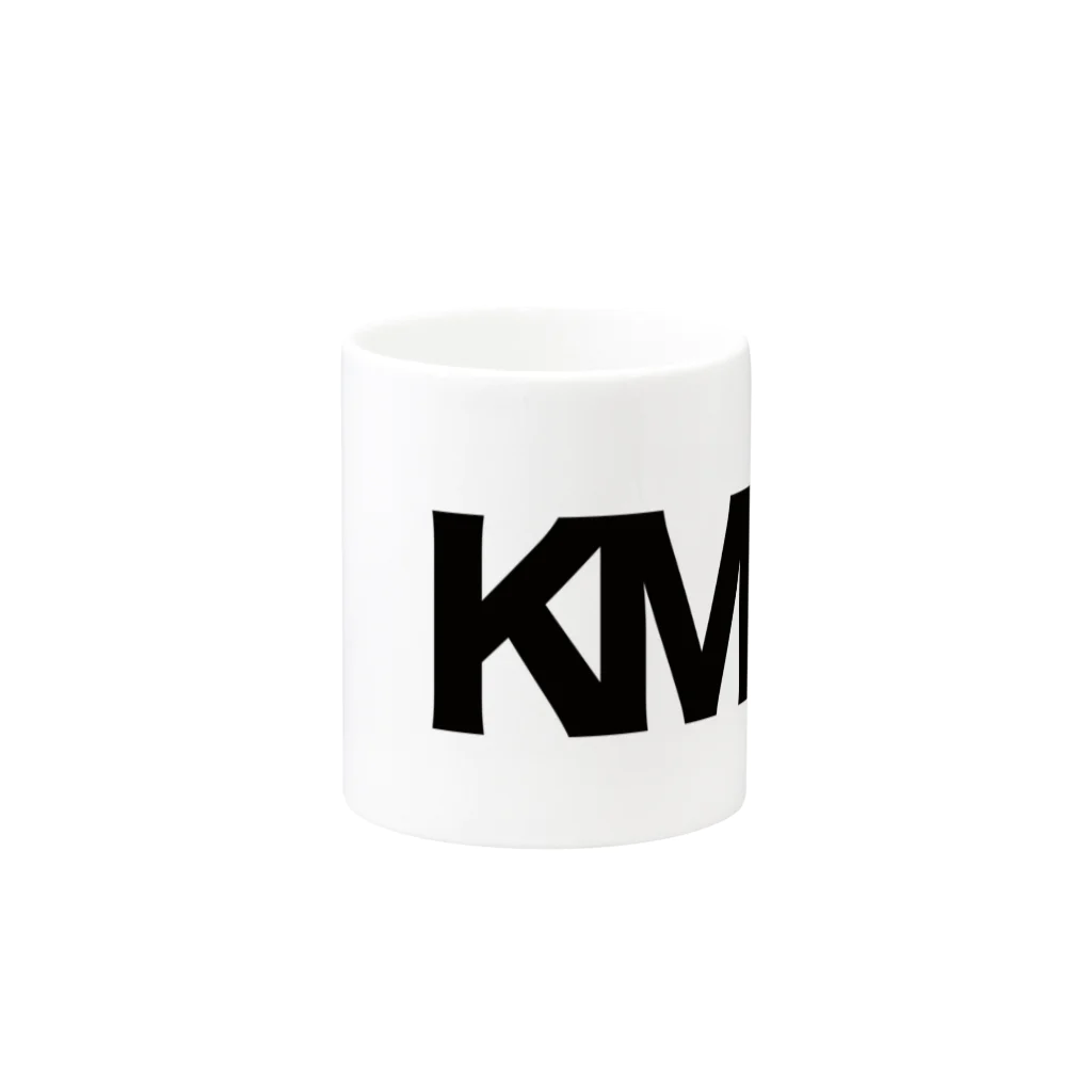 KMY.のKMY.ロゴBIG マグカップの取っ手の反対面