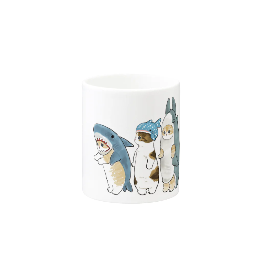 mofusandのサメ図鑑 Mug :other side of the handle