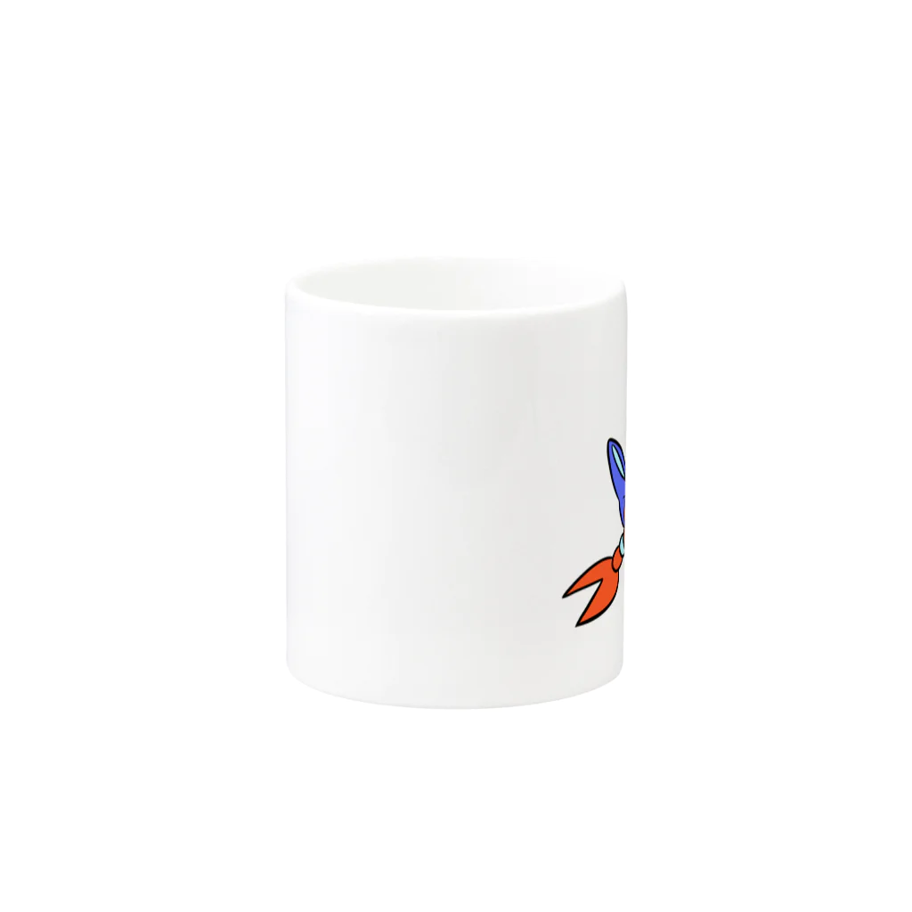 IKUYOのカ子ちゃま Mug :other side of the handle