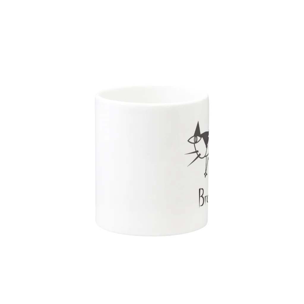 keechのしなやかな猫 Mug :other side of the handle