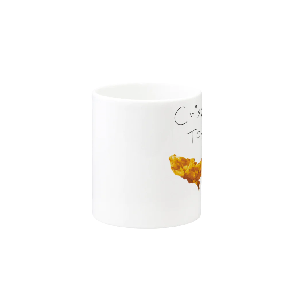 FOOD家のCrispy Tokyo クリスピー×東京 Mug :other side of the handle