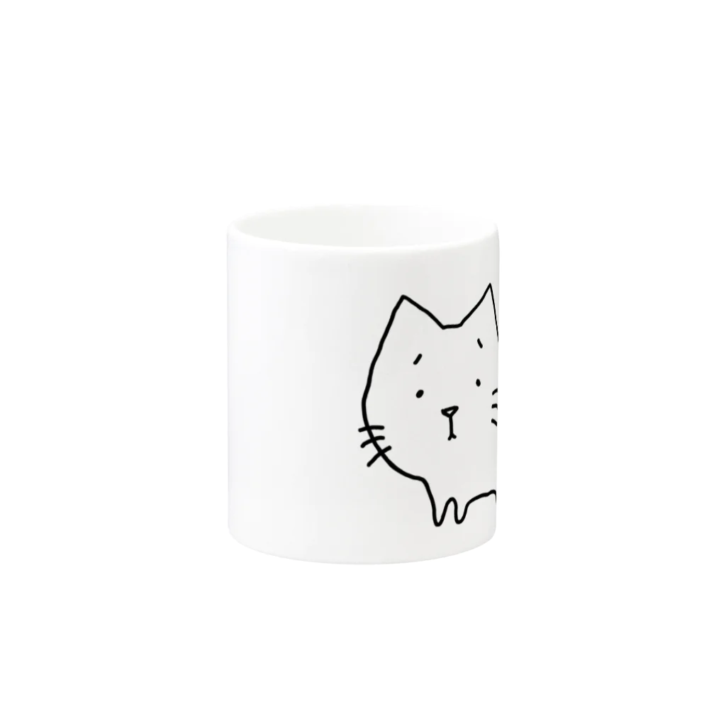 MANYO-MANYO工房のねっこ食器 Mug :other side of the handle