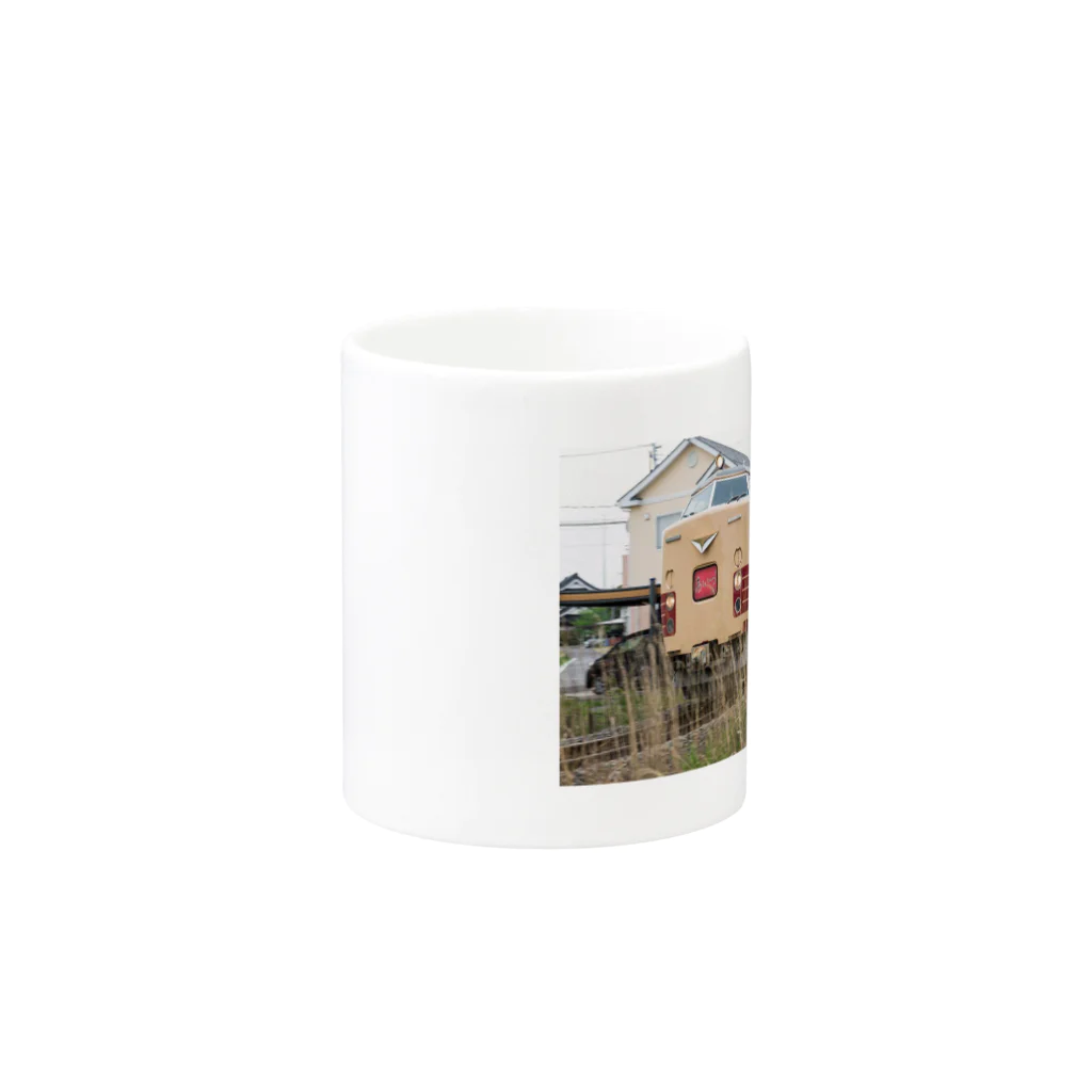 とらじ屋の鉄道 Mug :other side of the handle