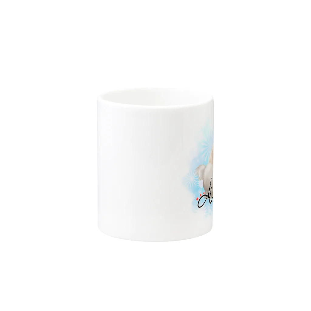 R&Mの絵なんですマルチーズちゃん Mug :other side of the handle