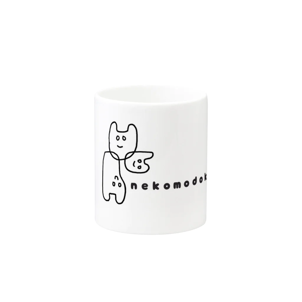 Bambinaのnekomodoki（3匹のねこ？） Mug :other side of the handle