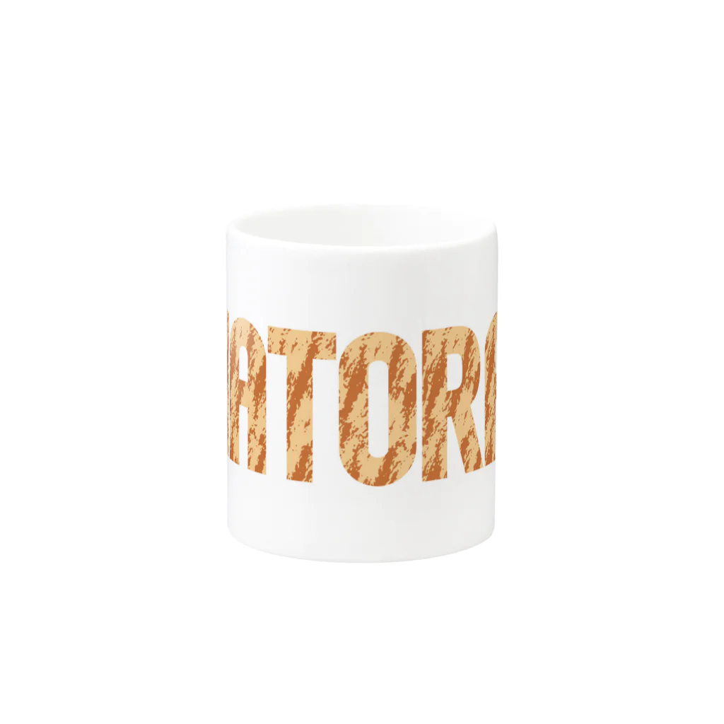 SHOP W　SUZURI店のCHATORA マグカップ Mug :other side of the handle