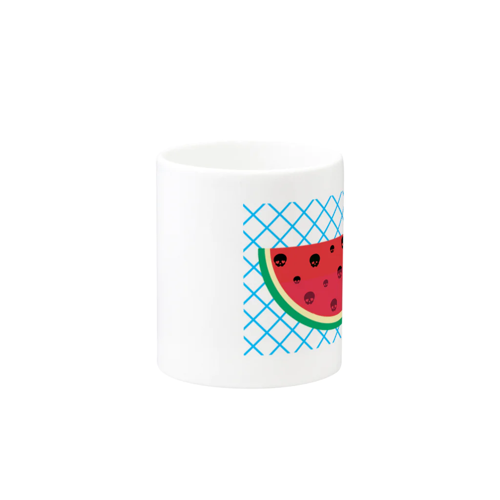 てりたま屋のてりたまの夏！(スイカver) Mug :other side of the handle