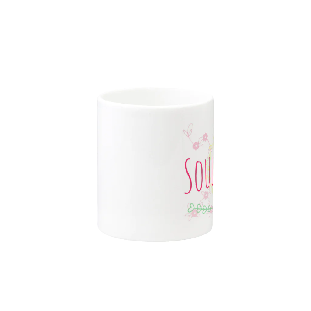 なちゅらるの脳内部屋のSOUL MATE Mug :other side of the handle