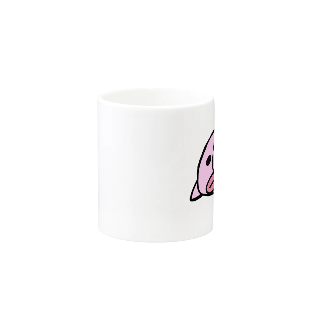 さかな家のにゅーかじくん Mug :other side of the handle