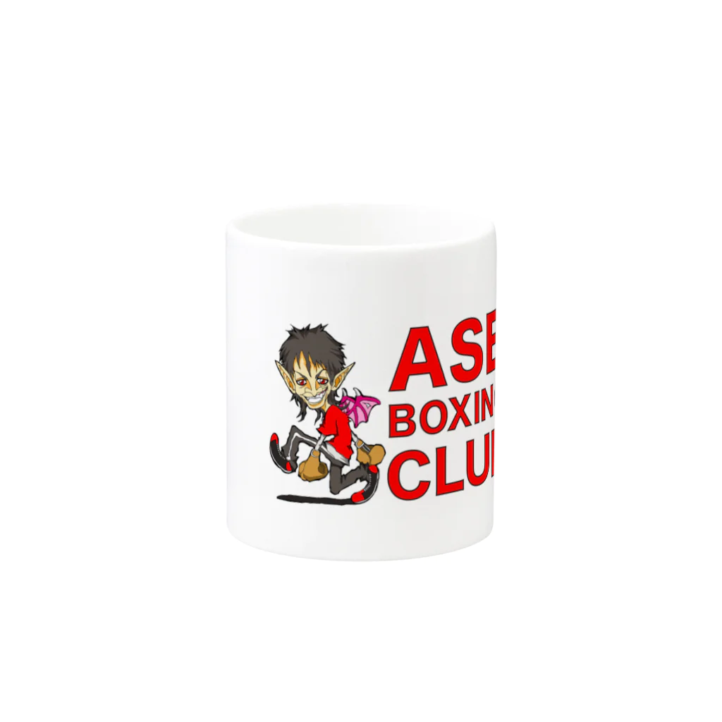 ASB boxingclub SHOPのASB BOXING CLUBのオリジナルアイテム！ マグカップの取っ手の反対面